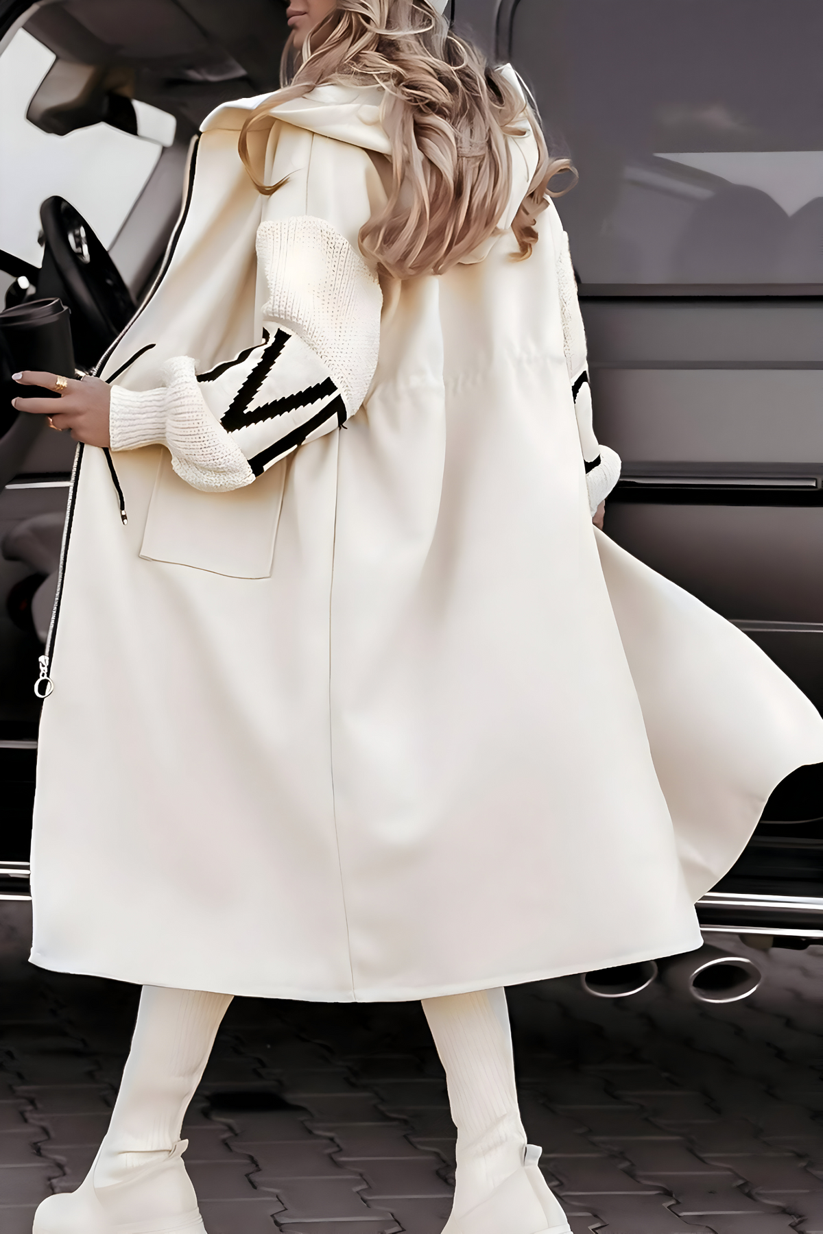 Anna | Elegant jacka med huva