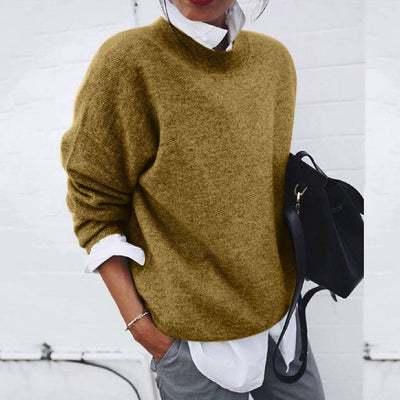 Mary | Mjuk oversize-tröja med rund hals
