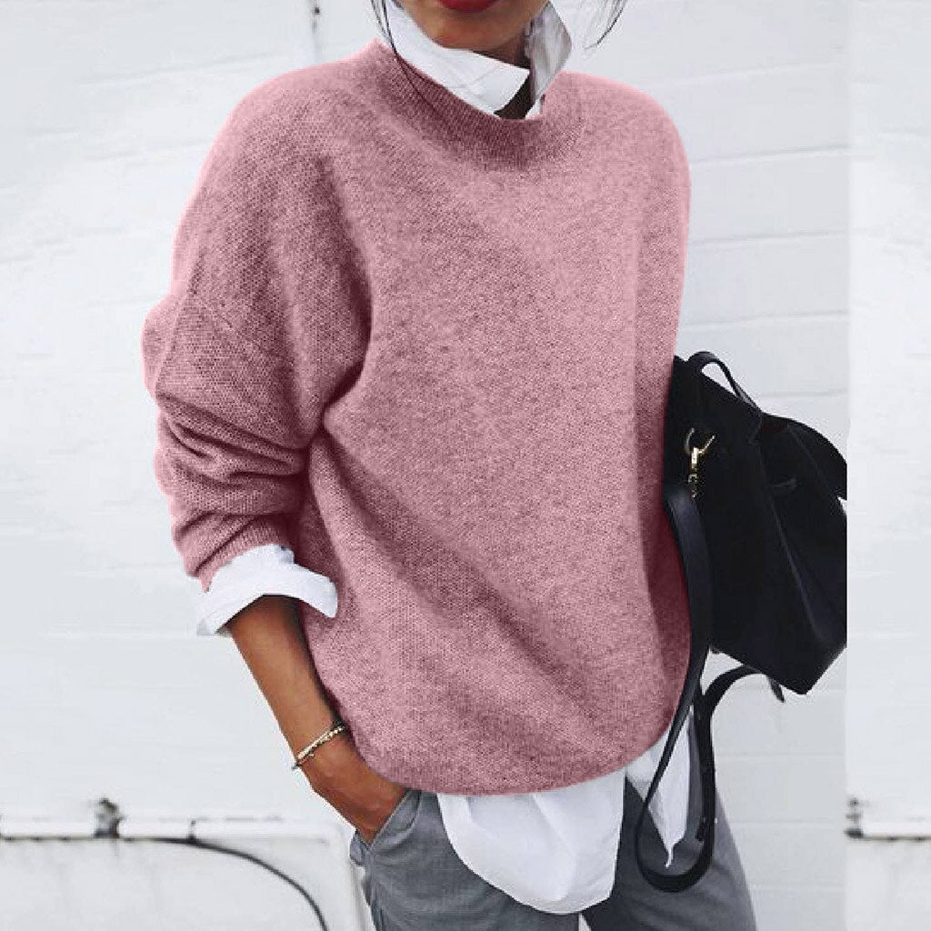 Mary | Mjuk oversize-tröja med rund hals